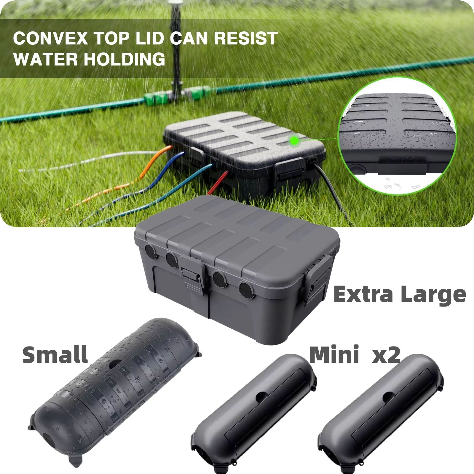 Outdoor Power Plug - Grandes boîtes électriques extérieures résistantes aux