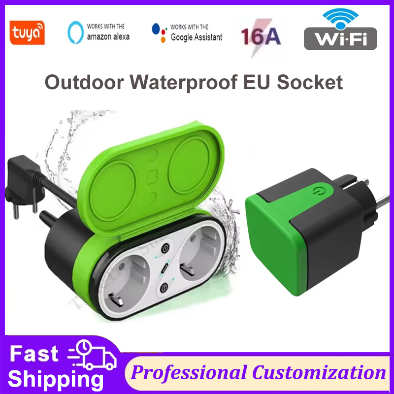 Outdoor Power Plug - Prise intelligente extérieure Wi-Fi Tuya EU