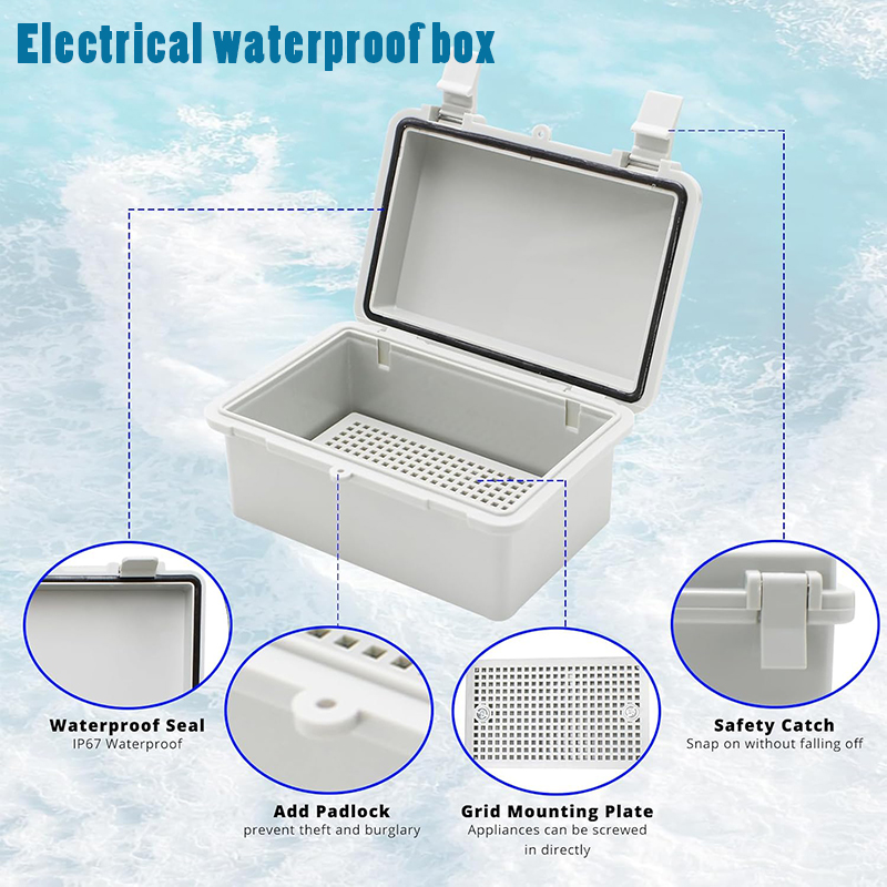 Outdoor Power Distribution Box - Boîte de jonction électrique étanche IP66,