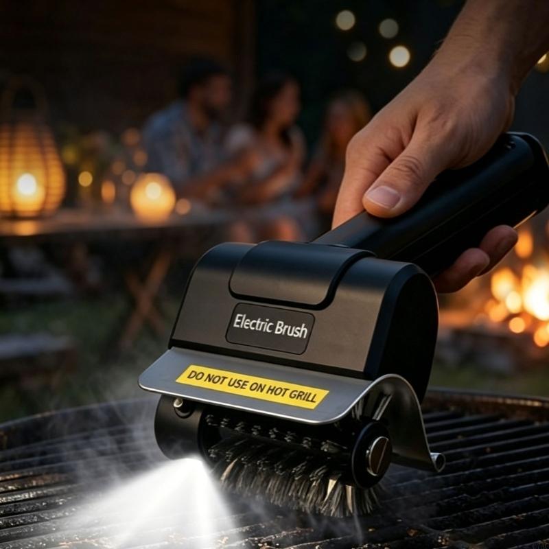 Outdoor Power Brush - Brosse électrique gril d'épurateur Barbecue à