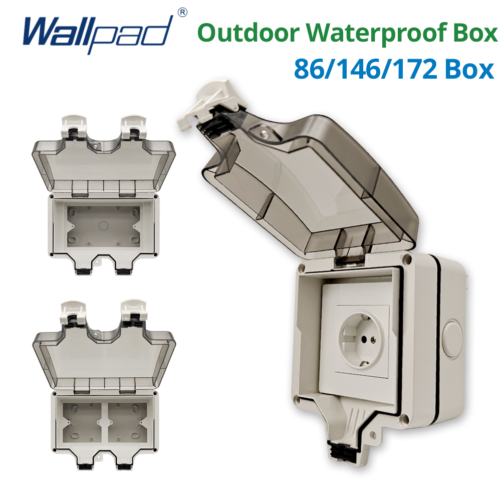 Outdoor Power Socket - Wallpad IP66 boîte extérieure étanche à