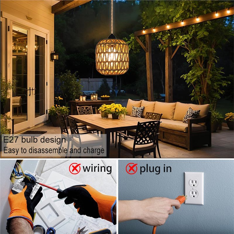 Lustre d'extérieur à piles, lu - Outdoor Power For Gazebo avis et prix