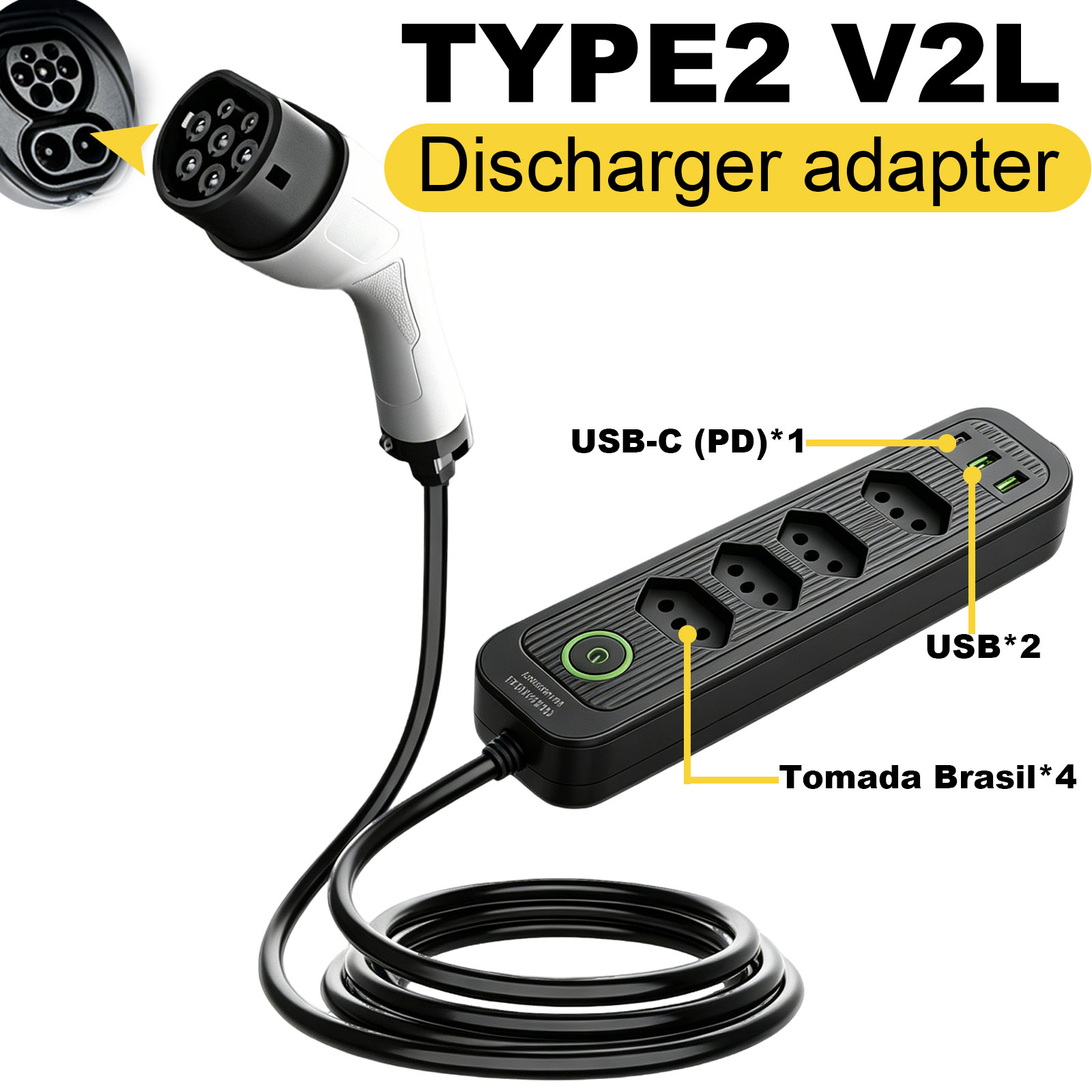 Adaptateur de décharge Type 2  - Outdoor Power Socket avis et prix
