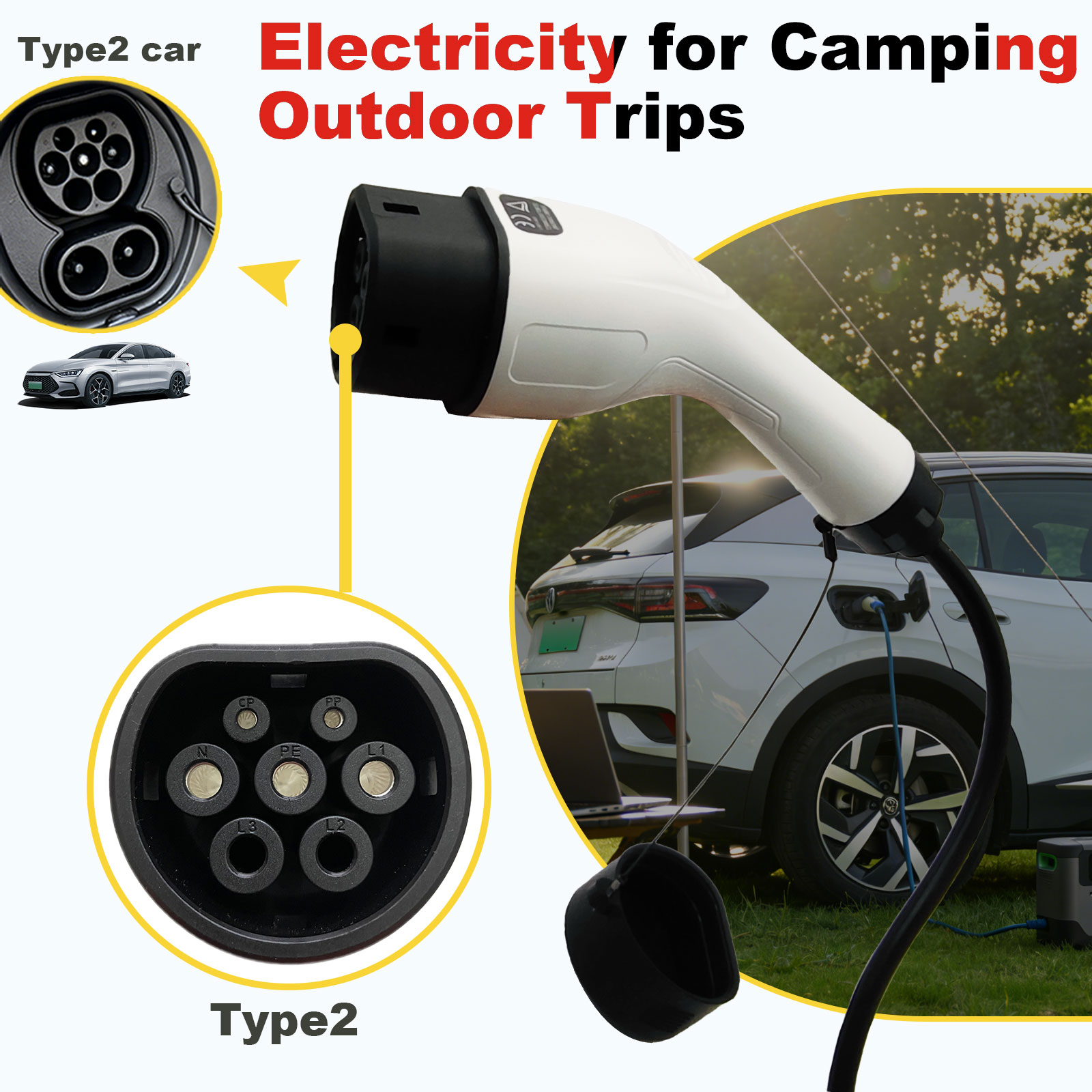 Adaptateur de décharge Type 2  - Outdoor Power Socket avis et prix