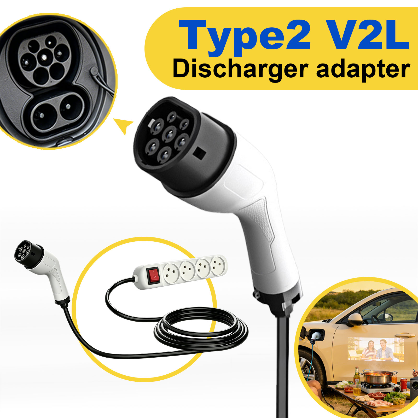 Adaptateur de décharge Type 2  - Outdoor Power Socket avis et prix