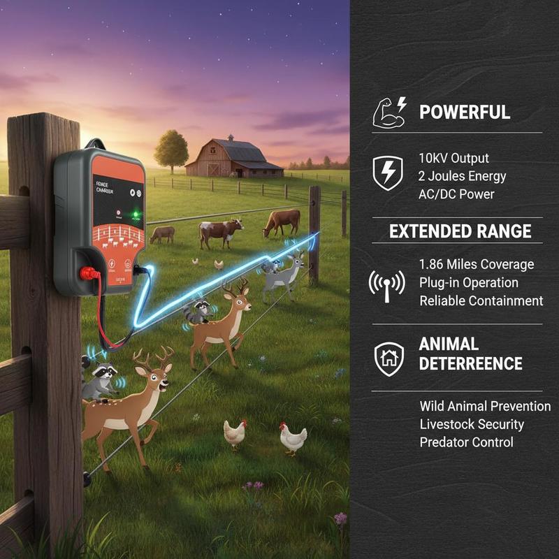 Électrificateur de bétail 10kV - Outdoor Power Plug avis et prix